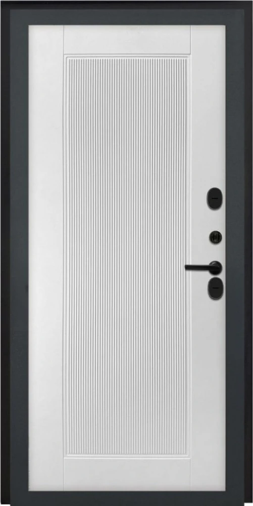 Входная дверь ДвериПРО L-43 ПВХ 10мм Астрод Velutto Bianco DPRO204698 внутренняя сторона